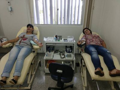 Secretaria de saúde realiza ação para aumentar número de doadores de sangue