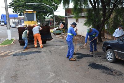 Prefeitura realiza operação “Tapa buraco” em Marilândia do Sul