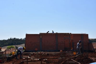 Construção da nova capela mortuária de Marilândia do Sul segue em ritmo acelerado