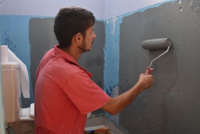 Banheiros da Escola Municipal Marcionillo Tiburcio passam por revitalização