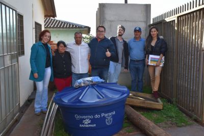 Marilândia do Sul realiza a entrega dos kits do programa “Caixa d’água boa