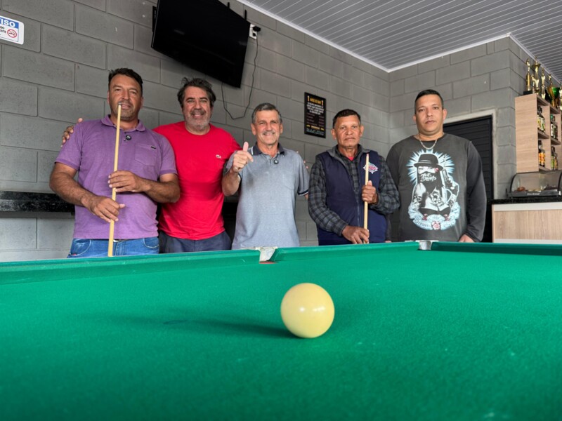 Inscrições abertas para o Torneio Rei da Sinuca em Marilândia do Sul