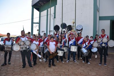 Fanfarra municipal participa de festival de Bandas e Fanfarras em Tapira 