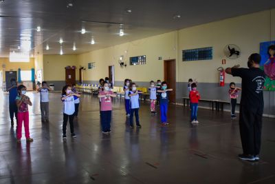 Escolas municipais de Marilândia do Sul oferecem aulas de kung-fu para alunos