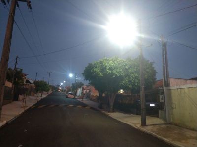 Prefeitura conclui modernização da iluminação pública em mais um bairro