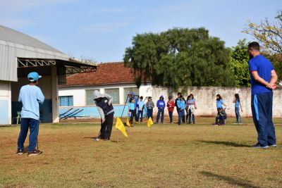 Crianças começam a contar com aulas de Golf durante a Educação Física em Marilândia