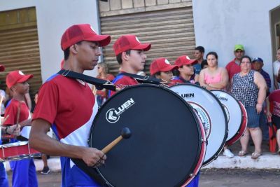 Marilândia participa do 1° Festival de Bandas e Fanfarras em Santa Inês 