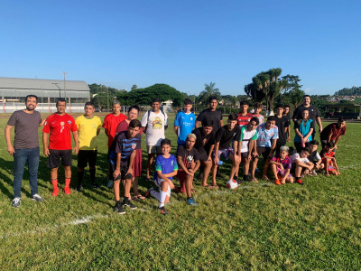 Escola do Athlético Paranaense retornou as atividades nesta quarta-feira (08) em Marilândia do Sul